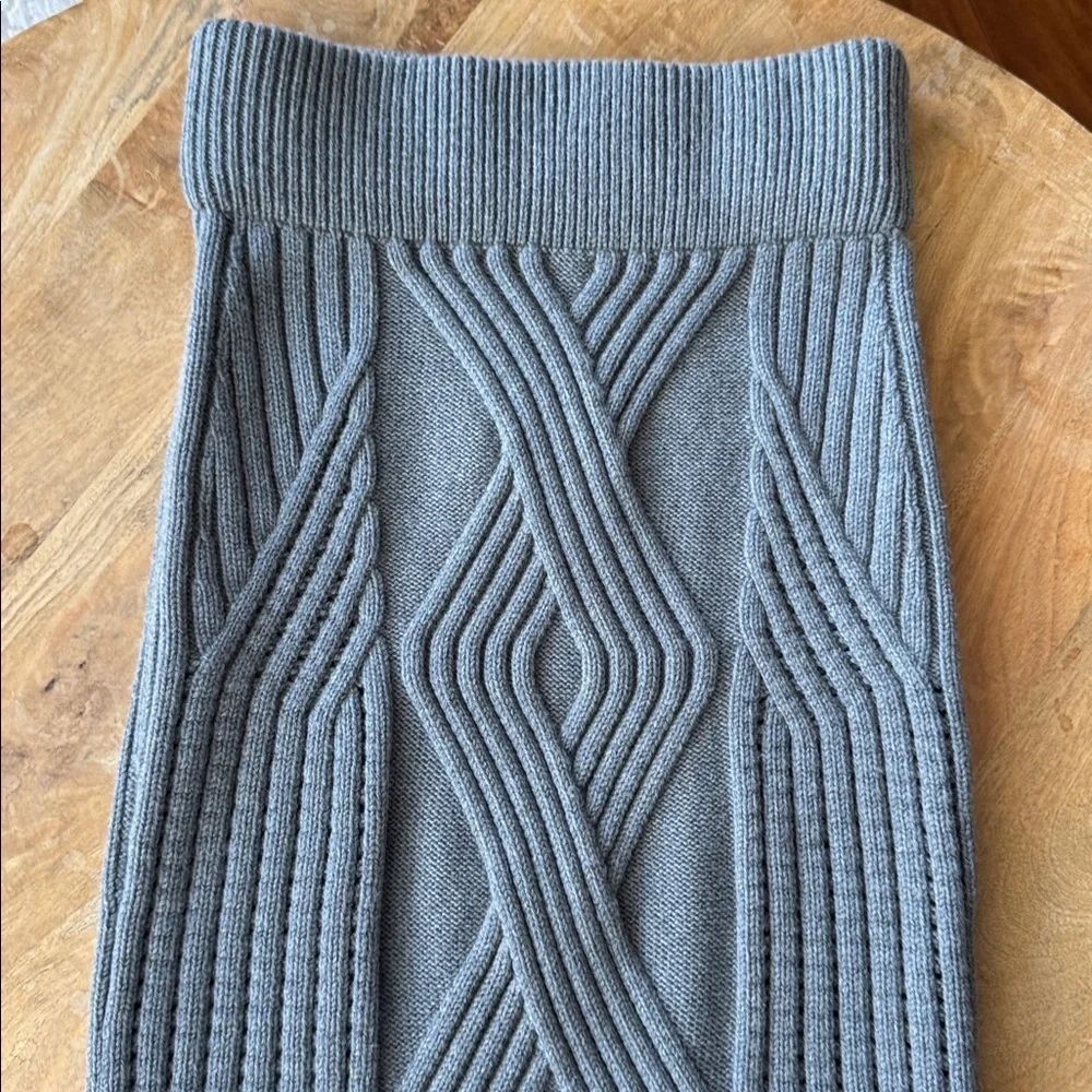 Cushnie Et Ochs Gray Knit Skirt Size M